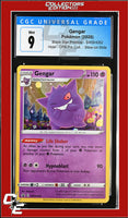 SWSH Black Star Promo Gengar SWSH052 Champion's Path Pin Coll. Stow-on-Side CGC 9
