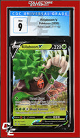 Rebel Clash Rillaboom V 017/192 Holo CGC 9
