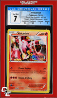 XY Black Star Promo Volcanion XY145 Steam Siege Prerelease STAFF CGC 7
