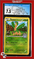 Plasma Blast Tropius 5/101 Crosshatch Holo Natl. Champs. CGC 7.5
