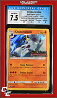 SM Black Star Promo Crabominable SM47 Burning Shadows Prerelease STAFF CGC 7.5
