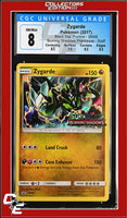 SM Black Star Promo Zygarde SM48 Burning Shadows Prerelease STAFF CGC 8
