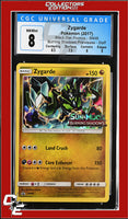 SM Black Star Promo Zygarde SM48 Burning Shadows Prerelease STAFF CGC 8
