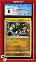 SM Black Star Promo Zygarde SM48 Burning Shadows Prerelease STAFF CGC 8
