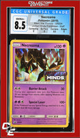 SM Black Star Promo Necrozma SM204 Unified Minds Prerelease STAFF CGC 8.5
