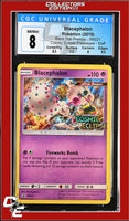 SM Black Star Promo Blacephalon SM221 Cosmic Eclipse Prerelease STAFF CGC 8
