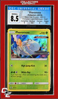 SM Black Star Promo Pheromosa SM115 Forbidden Light Prerelease STAFF CGC 8.5
