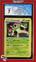 XY Black Star Promo Chesnaught XY68 BREAKthrough Prerelease STAFF CGC 7

