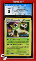 XY Black Star Promo Chesnaught XY68 BREAKthrough Prerelease STAFF CGC 8
