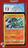 SM Black Star Promo Lucario SM95 Ultra Prism Prerelease STAFF CGC 7.5
