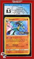 SM Black Star Promo Lucario SM95 Ultra Prism Prerelease STAFF CGC 8.5
