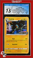 SWSH Black Star Promo Luxray SWSH023 Rebel Clash Prerelease Promo STAFF CGC 7.5
