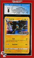 SWSH Black Star Promo Luxray SWSH023 Rebel Clash Prerelease Promo STAFF CGC 8
