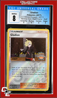Crimson Invasion Gladion 95/111 Reverse Regional - STAFF CGC 8
