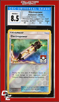 Lost Thunder Electropower 172/214 Reverse Holo League Cup - STAFF CGC 8.5
