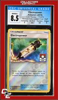 Lost Thunder Electropower 172/214 Reverse Holo League Cup - STAFF CGC 8.5
