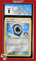 Guardians Rising Aqua Patch 119/145 Reverse Holo League Cup - STAFF CGC 8
