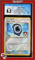 Guardians Rising Aqua Patch 119/145 Reverse Holo League Cup - STAFF CGC 8.5
