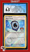 Guardians Rising Aqua Patch 119/145 Reverse Holo League Cup - STAFF CGC 6.5
