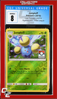 Lost Thunder Jumpluff 14/214 Pokemon League CGC 8
