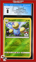 Lost Thunder Jumpluff 14/214 Pokemon League CGC 8

