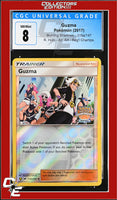 Burning Shadows Guzma 115a/147 Reverse Holo Regional Championships CGC 8

