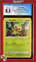 SWSH Black Star Promo Grookey SWSH070 Vivid Voltage 1-Pack Blister CGC 8.5
