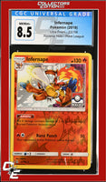 Ultra Prism Infernape 23/156 Reverse Holo Pokemon League CGC 8.5
