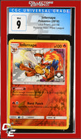 Ultra Prism Infernape 23/156 Reverse Holo Pokemon League CGC 9
