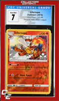 Ultra Prism Infernape 23/156 Reverse Holo Pokemon League CGC 7
