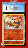 Ultra Prism Infernape 23/156 Reverse Holo Pokemon League CGC 9

