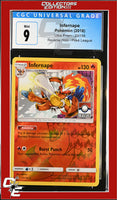 Ultra Prism Infernape 23/156 Reverse Holo Pokemon League CGC 9
