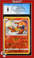 Ultra Prism Infernape 23/156 Reverse Holo Pokemon League CGC 9
