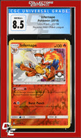 Ultra Prism Infernape 23/156 Reverse Holo Pokemon League CGC 8.5
