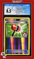 Kalos Starter Set Crushing Hammer 34/39 Rev. Holo Pokemon League CGC 8.5

