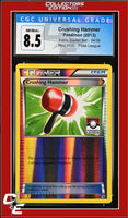 Kalos Starter Set Crushing Hammer 34/39 Rev. Holo Pokemon League CGC 8.5

