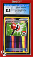 Kalos Starter Set Crushing Hammer 34/39 Rev. Holo Pokemon League CGC 8.5
