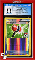Kalos Starter Set Crushing Hammer 34/39 Rev. Holo Pokemon League CGC 8.5
