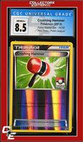 Kalos Starter Set Crushing Hammer 34/39 Rev. Holo Pokemon League CGC 8.5
