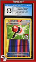 Kalos Starter Set Crushing Hammer 34/39 Rev. Holo Pokemon League CGC 8.5

