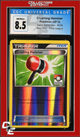 Kalos Starter Set Crushing Hammer 34/39 Rev. Holo Pokemon League CGC 8.5

