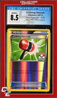 Kalos Starter Set Crushing Hammer 34/39 Rev. Holo Pokemon League CGC 8.5
