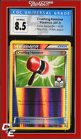 Kalos Starter Set Crushing Hammer 34/39 Rev. Holo Pokemon League CGC 8.5
