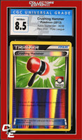 Kalos Starter Set Crushing Hammer 34/39 Rev. Holo Pokemon League CGC 8.5
