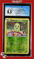 BREAKpoint Chikorita 1/122 Reverse Holo Pokemon League CGC 8.5

