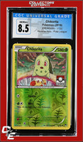 BREAKpoint Chikorita 1/122 Reverse Holo Pokemon League CGC 8.5
