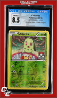 BREAKpoint Chikorita 1/122 Reverse Holo Pokemon League CGC 8.5
