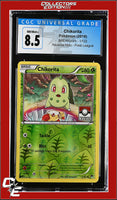 BREAKpoint Chikorita 1/122 Reverse Holo Pokemon League CGC 8.5
