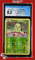 BREAKpoint Chikorita 1/122 Reverse Holo Pokemon League CGC 8.5
