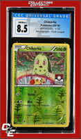BREAKpoint Chikorita 1/122 Reverse Holo Pokemon League CGC 8.5
